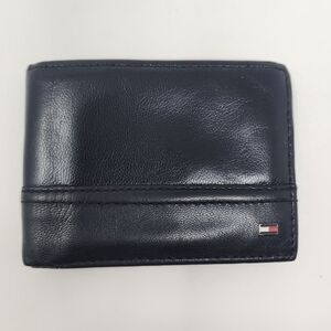 Tommy Hilfiger Black Leather RFID Protection Wallet